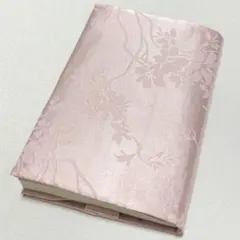 文庫本ブックカバー 桜 花柄 ピンク 和柄 桃色 上品 綺麗 ハンドメイド 春