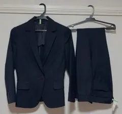 [美品][クリーニング済]スーツカンパニー　ストライプ パンツスーツ 上下セット