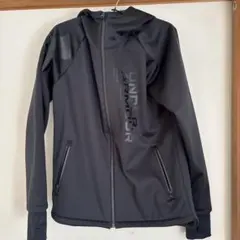 UNDER ARMOUR ブラック ジャケット フルジップ