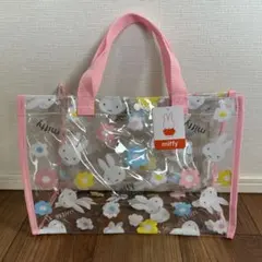【新品】miffyミッフィー⭐︎プールバッグ　ビーチバッグ　プール　ピンク　お花