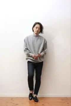 MBヴィンテージスウェット ハイネック　グレー　M