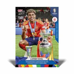 ラミン・ヤマル　UEFA EURO Topps now 最年少優勝のサムネイル
