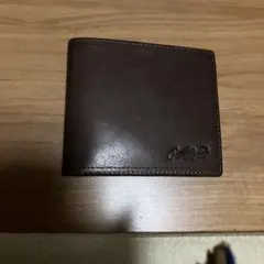 超美品！★Crocodile ブラウン 二つ折り財布