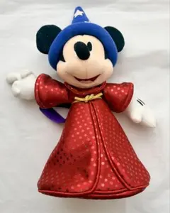 【レア】ディズニー シー ミッキー ファンタジア 魔法使い 弟子 人形 ポーチのサムネイル