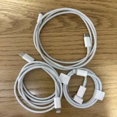 USB-C ライトニングケーブル 純正 1M 3本セット