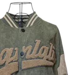 11/30まで限定値下げ‼️スエード スタジャン 刺繍ロゴ