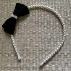 カチューシャ　子供　パール