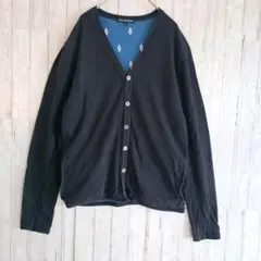 TRAP U FAVORITE MOMENT カーディガン　羽織り Vネック 黒