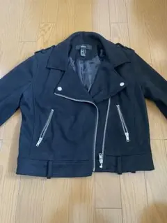 FOREVER 21 黒 ダブルライダースジャケット