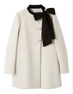 LILY BROWN Aラインビジューリボンコート