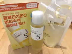 ナンバーズイン5番　白玉グルタチオンCエッセンシャルトナー200m詰め替え