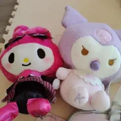 マイメロディとクロミ ぬいぐるみとカバン