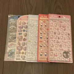 【正規品】　サンリオ　キティ　シナモロール　ボンボンドロップシールミニ