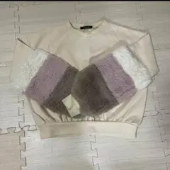 \期間限定！着払い→送料込み/ページボーイ　トレーナー　ファー付き