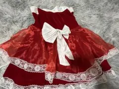 赤いサンタ風ベビードレス 95cm以下
