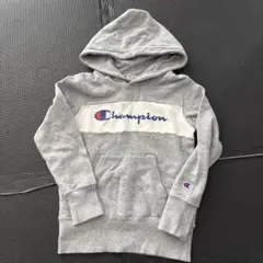 Champion グレー フード付きパーカー⑥