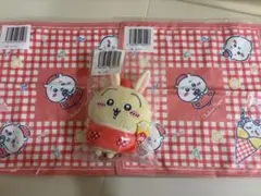 ちいかわ クレープくじ　うさぎ　ぬいぐるみ ハンカチ セットのサムネイル