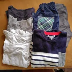 ほぼ新品　グローバルワーク　キッズ春服セットまとめ売①　洗い替え　保育園