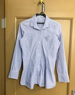ユニクロ　+J コットン　ストライプシャツ M