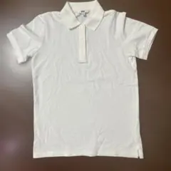 UNIQLO ストレッチカノコポロシャツ ホワイト M