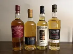 旧旧ボトル アベラワー12年&旧ボトル 16年&12年シェリー&15年 4本 旧旧ボトル アベラワー12年&旧ボトル 16年&12年シェリー&15年 4本