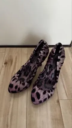 D&G レオパード　ヒール　パープルのサムネイル