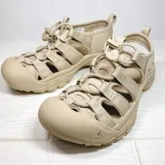 未使用級★ KEEN 23cm ニューポート H2 ベージュ