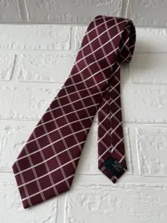 INHALE + EXHALE チェックネクタイ