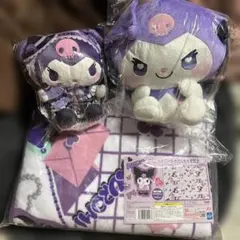 サンリオキャラクターズ クロミぬいぐるみ、毛布セット