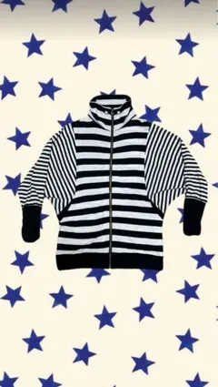 白黒ボーダーY2K 90s グランジパンク　archive