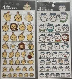 【新品未開封】ちぃかわ 4サイズステッカー 2点セットのサムネイル