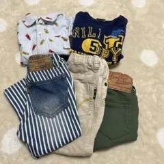 90cm まとめ売り　シャツとトレーナーとパンツのセット