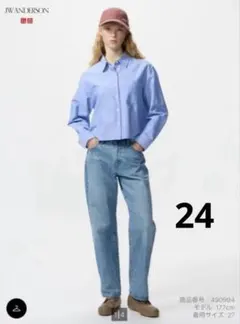 UNIQLO JW ANDERSON ストレートジーンズ 65 BLUE 24
