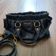 miu miu レザー ハンドバッグ 2WAY