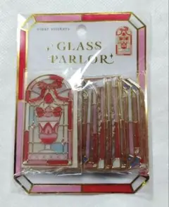 【正規品】クーリア　グラスパーラーステッカー 　第二弾　ストロベリーパフェ