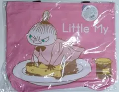 新品　ムーミン　リトルミィ　大きめトートバッグ　ファスナー付きトート大容量