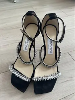 JIMMY CHOO ブラックハイヒール