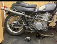 sr400キャブ車用 アップマフラー サイレンサータイプ トランペット