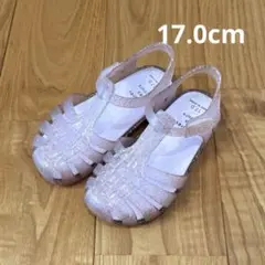 apres les cours キッズサンダル 17.0cm ラメ ピンクのサムネイル