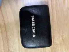 バレンシアガ　三つ折り財布　ブラック