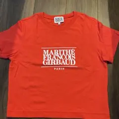 MARITHE FRANCOIS GIRBAUD ロゴ Tシャツ レッド Sのサムネイル