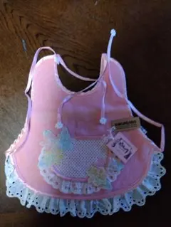 ☆SALE☆ ピンク 花柄刺繍 スタイ