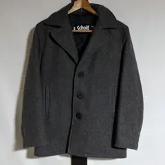 新品　未使用　ショット シングル　ピーコート ブラック L 楽天市場】schott pコート シングル サイズの通販