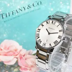 美品 ティファニー TIFFANY アトラスドーム デイト 腕時計 箱 H977 