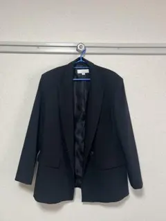 ZARA ブラック ノーカラージャケット Mサイズ