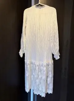 muveil ブドウレースコンビワンピース