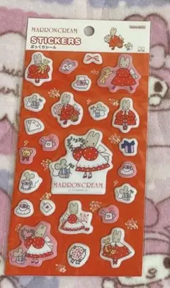サンリオ マロンクリーム ぷっくりシール
