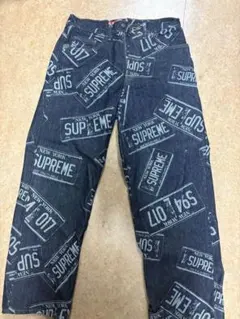 Supreme License Plate Baggy Jean 30 - メルカリ