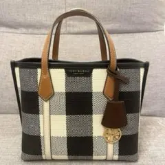 トリーバーチ　チェック柄　カバン　ショルダーバック　人気
