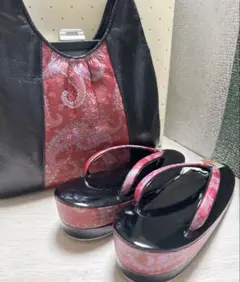 【新品未使用】和装用バッグと草履セット